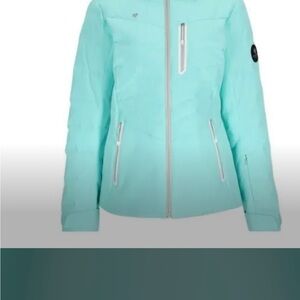 Women's Obermeyer Cosimq Down Aqua Jacket